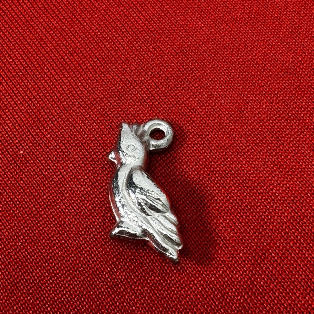 Silver Tone Cockatiel Charm‎